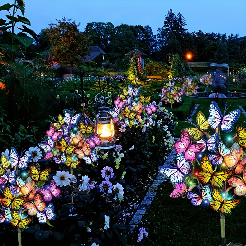 Smart Garden Lighting System - Güneş LED Kelebek Bahçe Işıkları Su
