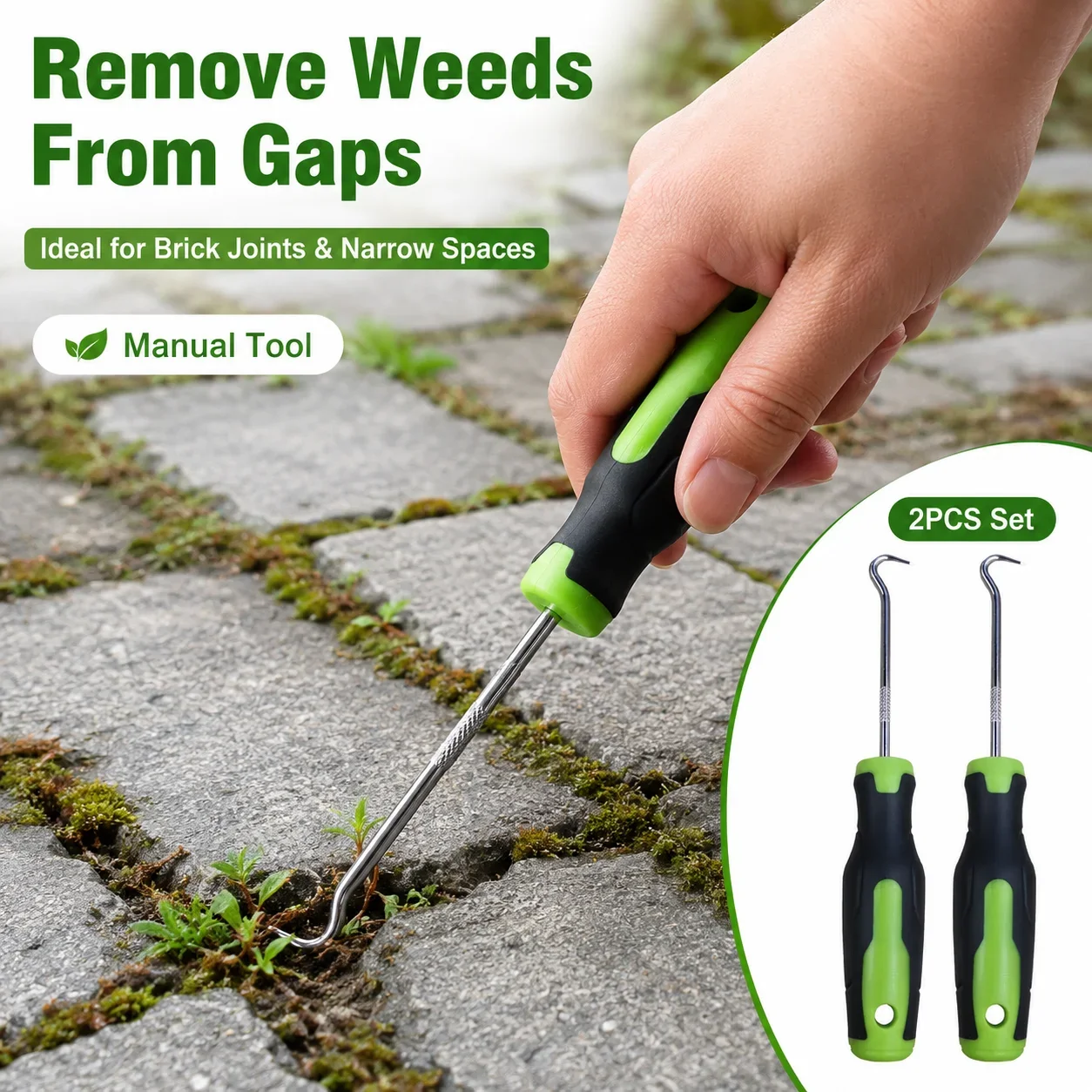 Smart Garden Edging - 2 adet manuel ayıklama kancası aracı