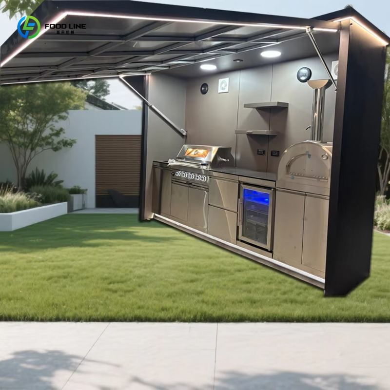 Smart Garden Kitchen - Bahçe barı, barbekü pişirme için özelleştirilmiş