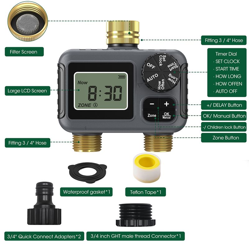 AY14 - Çift Çıkışlı Otomatik S - Smart Garden Water incelemesi ve fiyatı