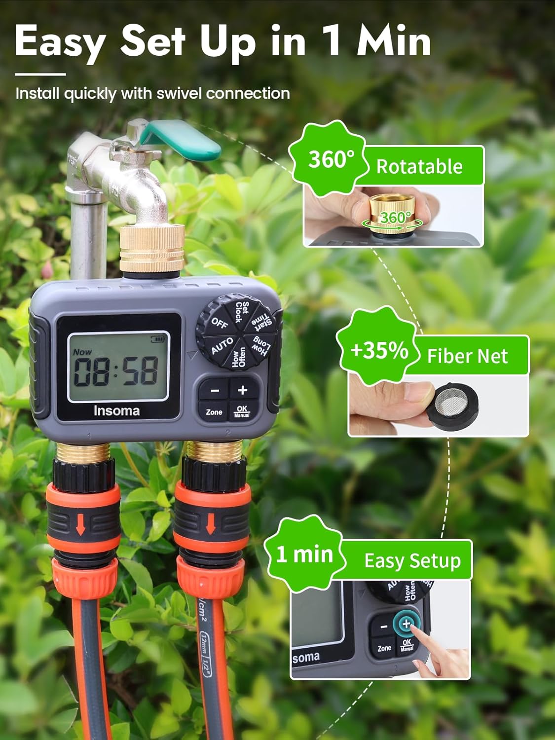 Insoma Akıllı Sulama Sulama Si - Smart Garden Refill incelemesi ve fiyatı