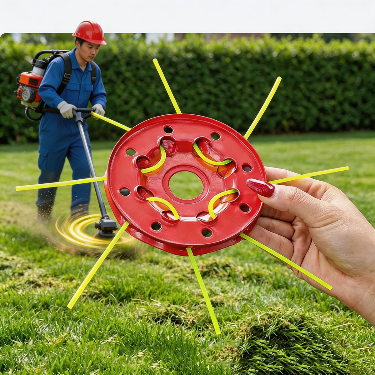 Demir 8 Delikli Disk Çim Biçme - Smart Garden Edging incelemesi ve fiyatı