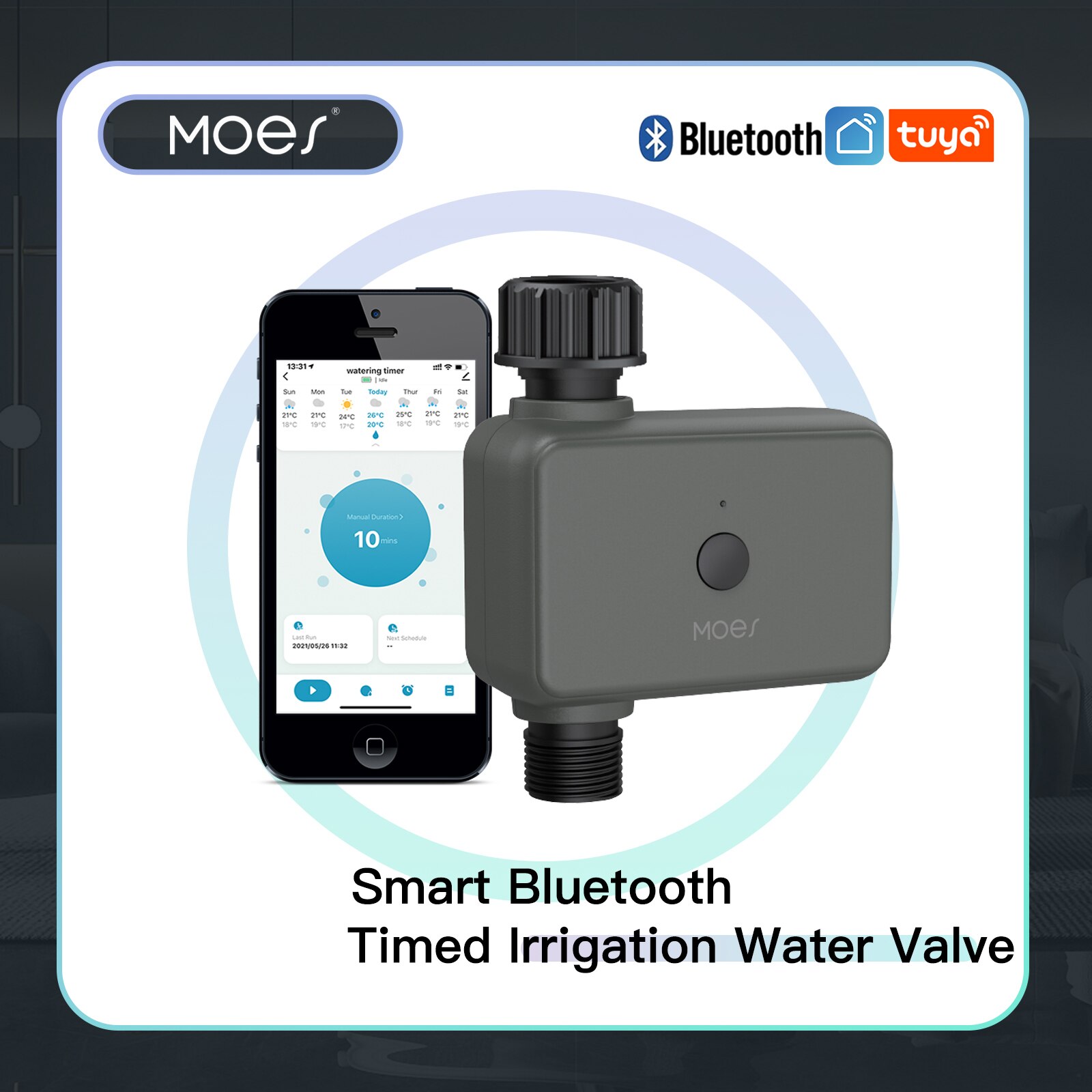 Moes akıllı Tuya Bluetooth su  - Smart Garden Watering System incelemesi ve fiyatı