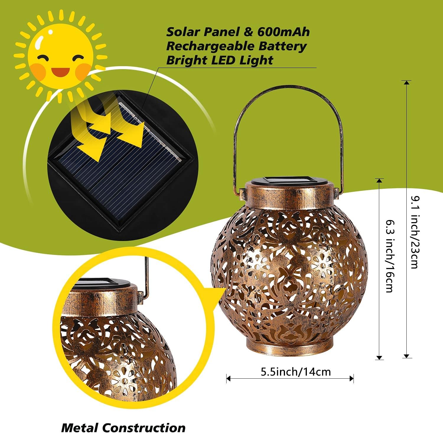1-6 adet fas güneş fenerleri a - Smart Garden Lighting System incelemesi ve fiyatı
