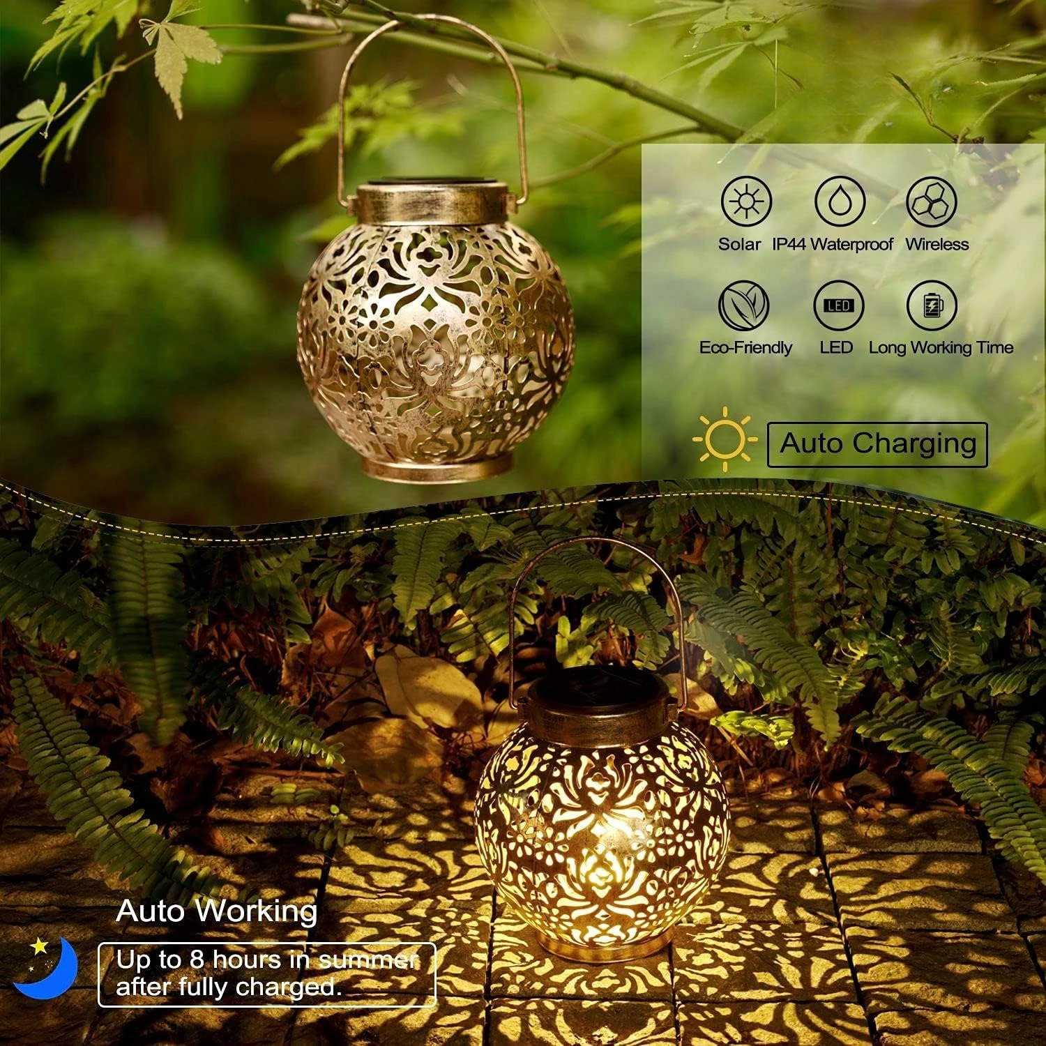 1-6 adet fas güneş fenerleri a - Smart Garden Lighting System incelemesi ve fiyatı