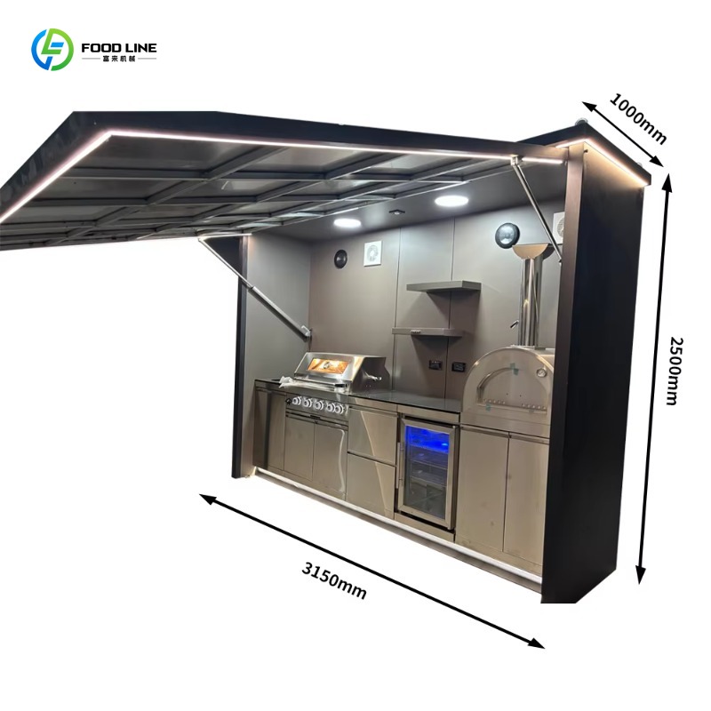 Bahçe barı, barbekü pişirme iç - Smart Garden Kitchen incelemesi ve fiyatı